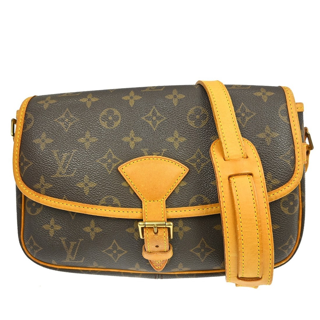 Louis Vuitton Sologne Monogram Canvas Brown Crossbody Shoulder Bag M42250 (1 of 17)