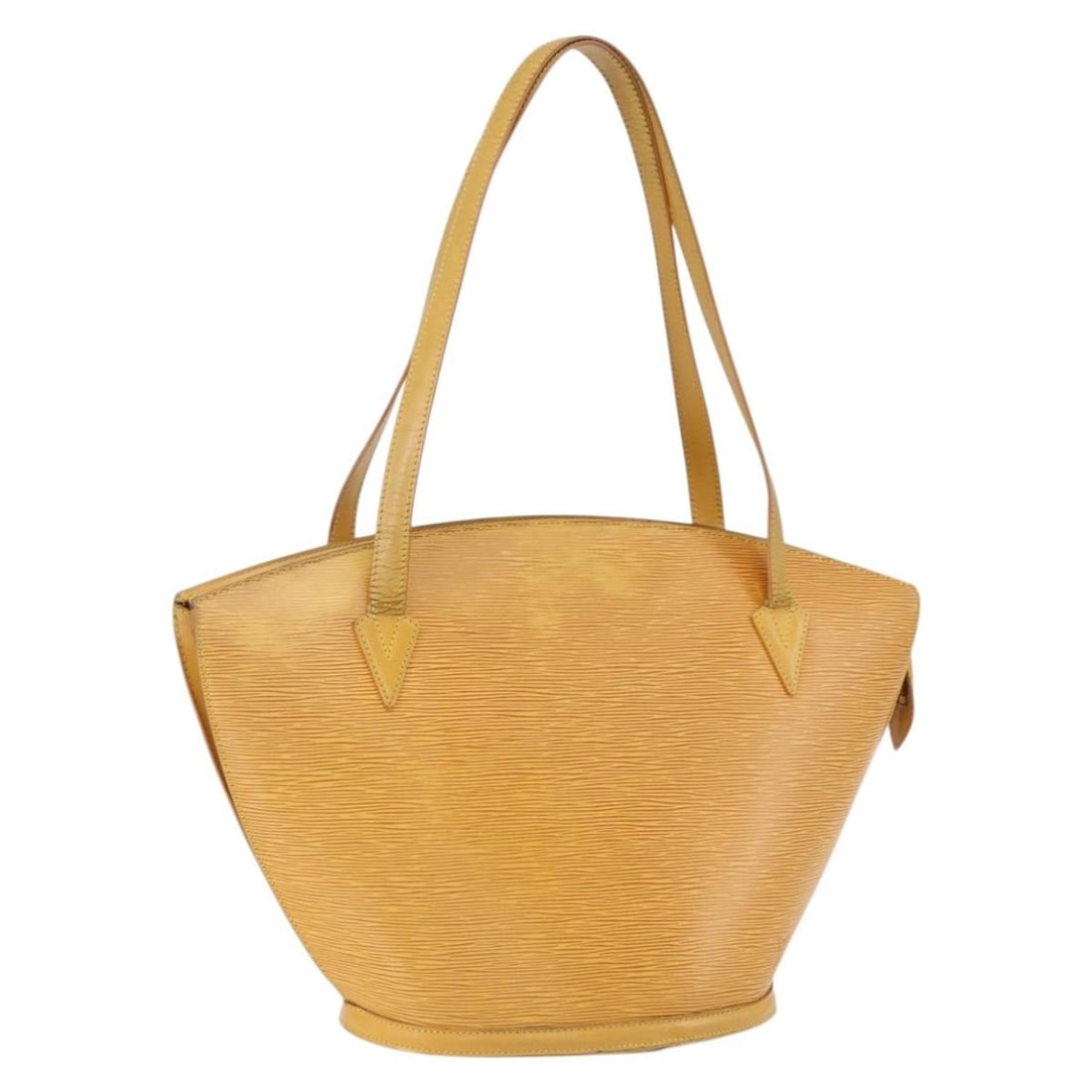 Louis Vuitton Epi Leather Saint Jacques Yellow Shoulder Bag M52269: Louis Vuitton Epi Leather Saint Jacques Yellow Shoulder Bag M52269 This Louis Vuitton Saint Jacques shoulder bag is crafted from yellow Epi leather and features a spacious design with dual shoulder st