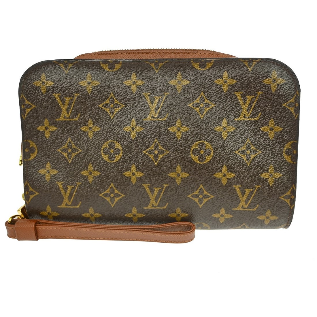 Louis Vuitton Orsay Monogram Canvas Small Brown Clutch Bag M51790 (1 of 15)