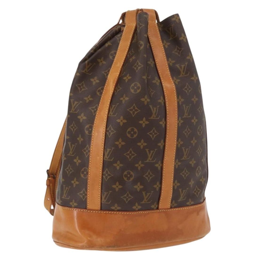 Louis Vuitton Randonnee GM Monogram Canvas Shoulder Bag M42244 with Pouch: Louis Vuitton Randonnee GM Monogram Canvas Shoulder Bag M42244 with Pouch This Louis Vuitton Monogram Randonnee GM Shoulder Bag features the brand's iconic monogram canvas exterior in a classic monogr
