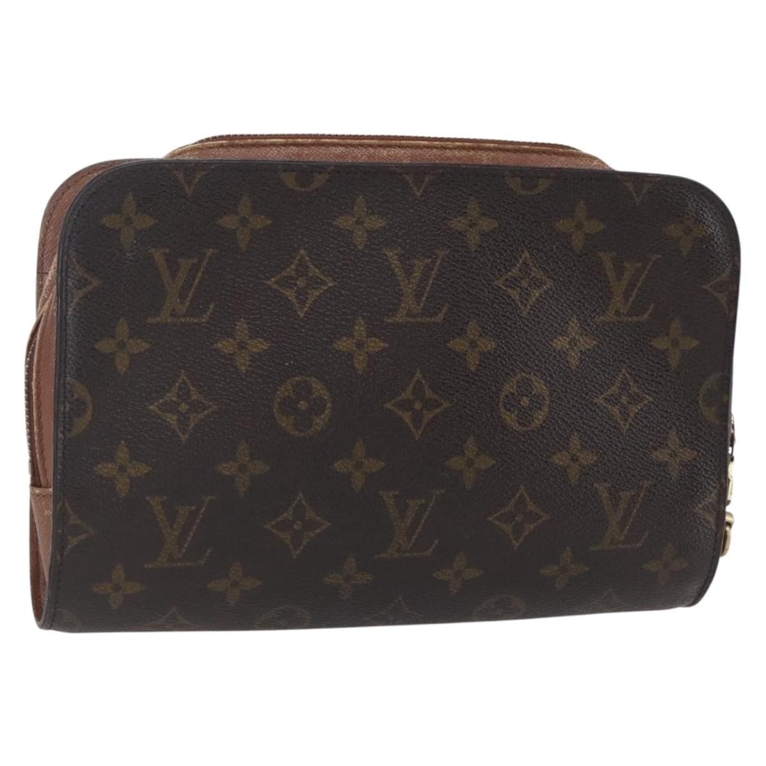 LOUIS VUITTON Monogram Orsay Clutch Bag M51790 Auth France (1 of 18)