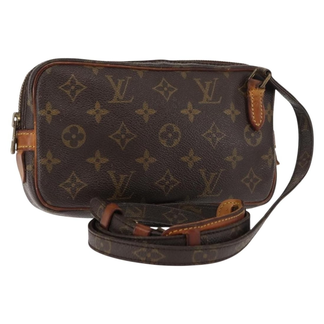 LOUIS VUITTON Monogram Marly Bandouliere Shoulder Bag M51828 France Auth: LOUIS VUITTON Monogram Marly Bandouliere Shoulder Bag M51828 France Auth Elevate your accessory collection with this authentic Louis Vuitton Monogram Marly Bandouliere Shoulder Bag, model M51828. Craf