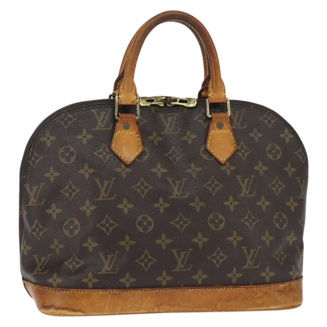 LOUIS VUITTON Monogram Alma Hand Bag M51130 Auth France: LOUIS VUITTON Monogram Alma Hand Bag M51130 Auth France This authentic Louis Vuitton Monogram Alma Hand Bag (Model M51130) showcases the iconic Monogram Canvas exterior, a hallmark of luxury. Crafted