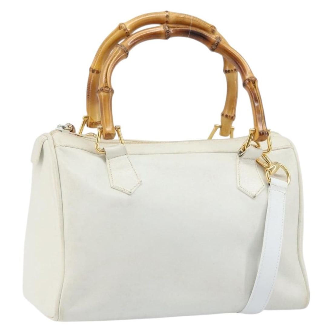 White Leather 2way Shoulder and Handbag GUCCI 000 122 0294 Italy: White Leather 2way Shoulder and Handbag GUCCI 000 122 0294 Italy This women's 2-way handbag from Gucci is crafted from white and gold leather, offering versatile carrying options with both a shoulder