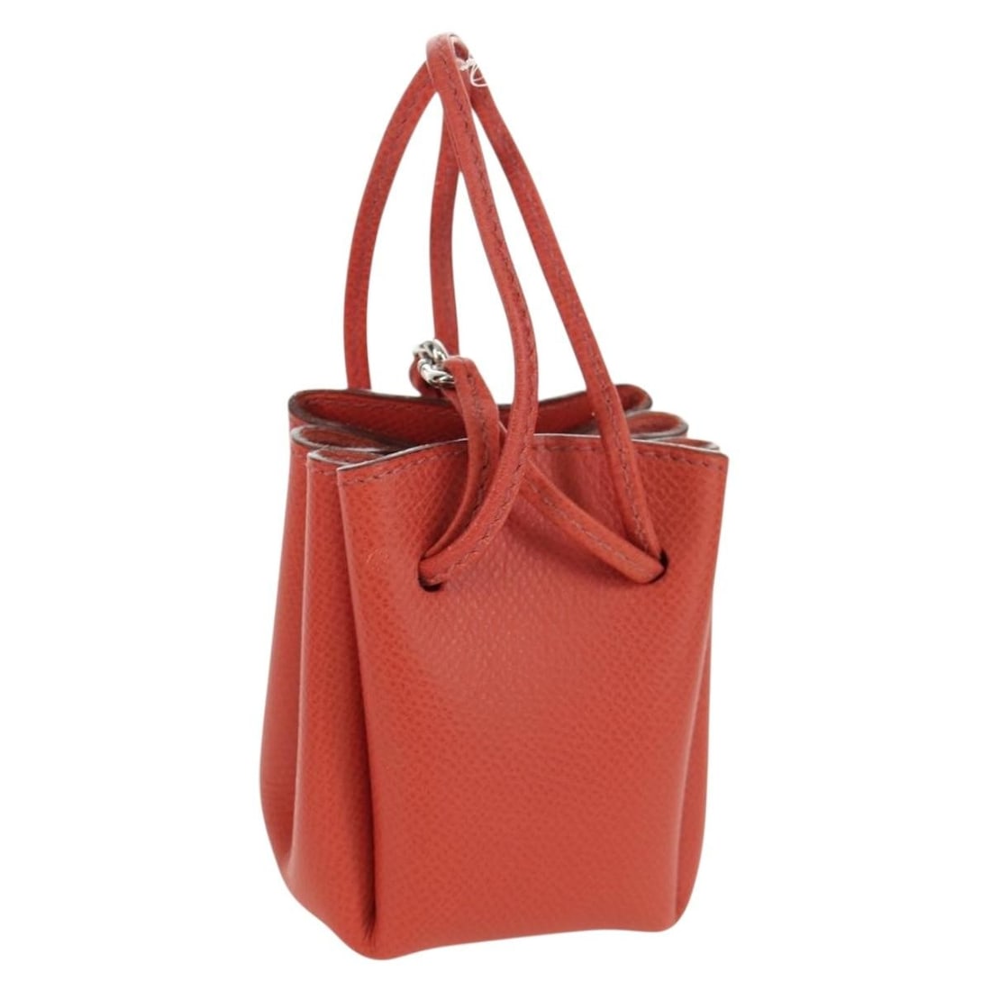 Hermes Vespa Red Leather Women's Pouch with Box (1 of 18)