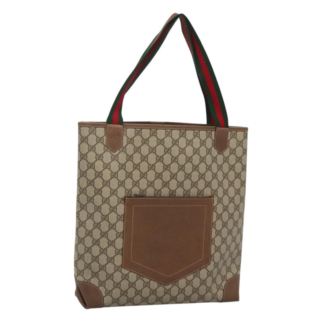 GG Supreme Web Sherry Line Beige Tote by Gucci PVC Leather 002 904 0222 (1 of 18)