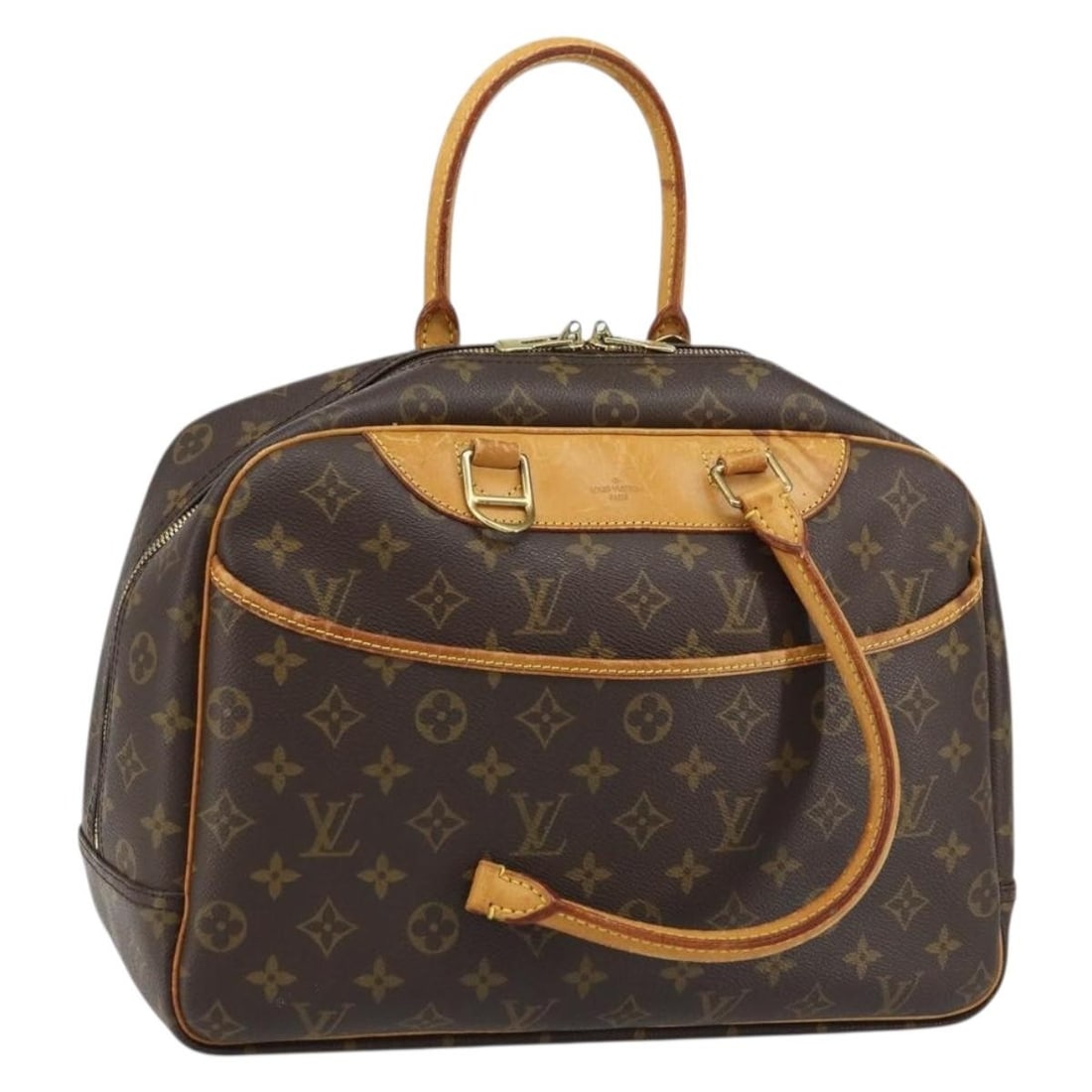 Louis Vuitton Deauville Monogram Canvas M47270 French Designer Handbag (1 of 18)