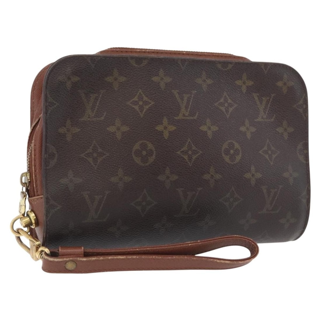 Monogram Canvas Clutch Bag Louis Vuitton M51790 French Made (1 of 18)