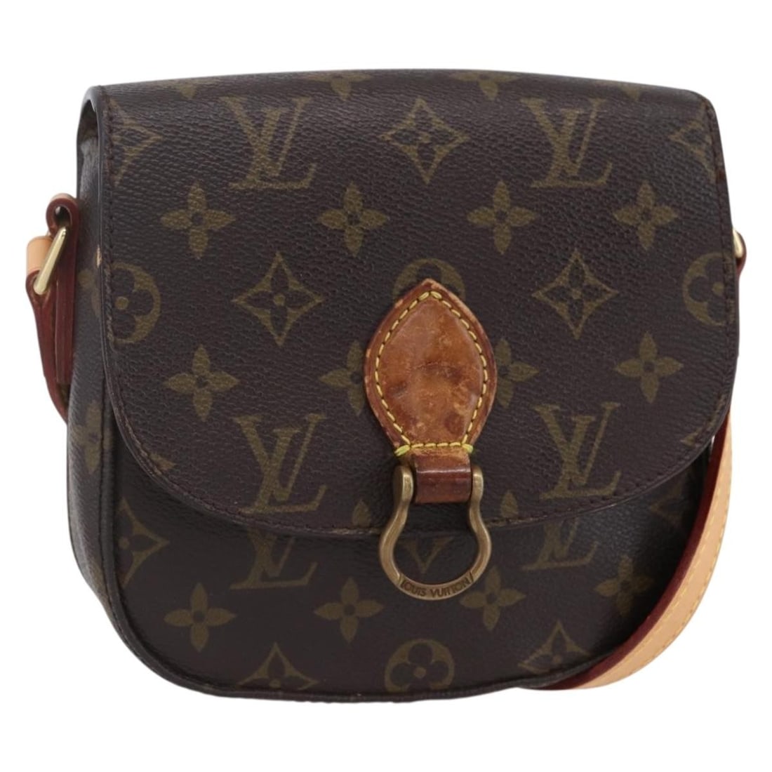 LOUIS VUITTON Monogram Saint Cloud PM Shoulder Bag M51244 Auth (1 of 18)