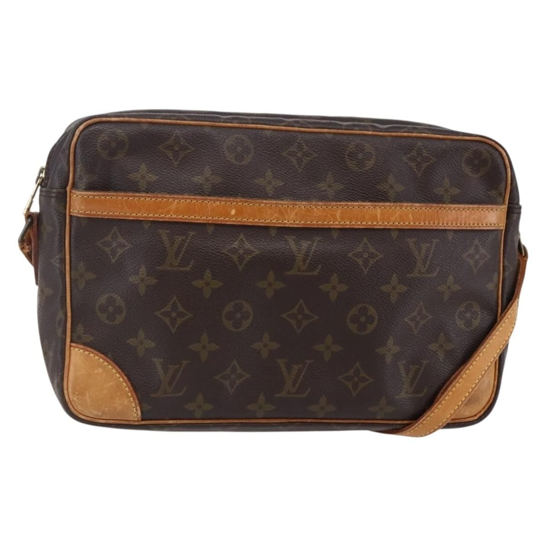 LOUIS VUITTON Monogram Trocadero 30 Shoulder Bag M51272 Authentic France (1 of 18)