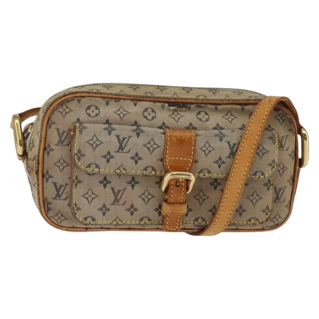 LOUIS VUITTON Monogram Mini Juliet MM Blue Shoulder Bag M92004 (1 of 18)