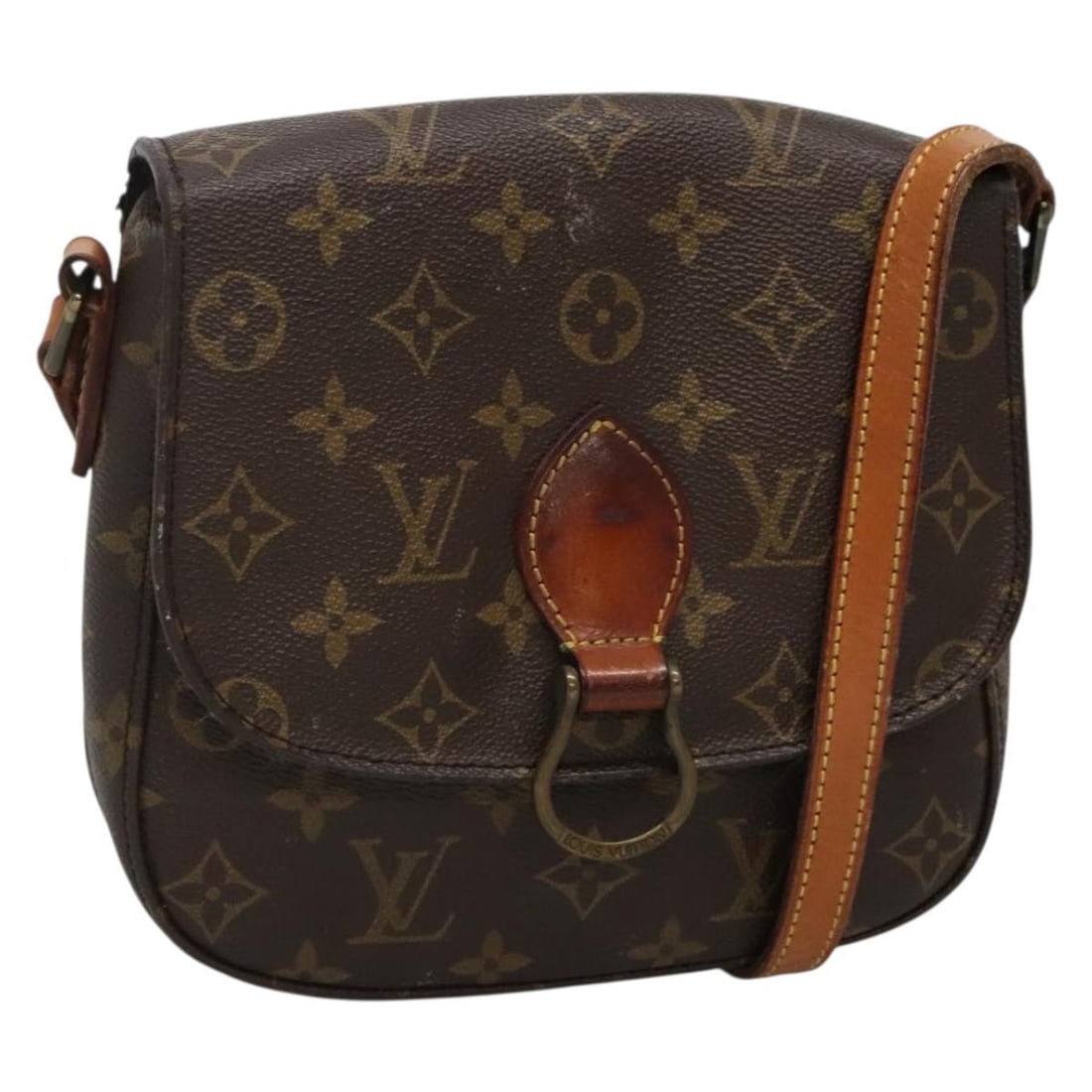 LOUIS VUITTON Monogram Saint Cloud MM Shoulder Bag M51243 Germany Auth (1 of 18)