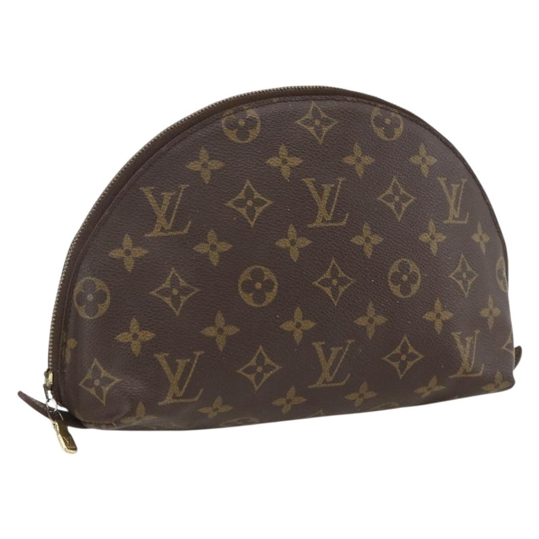 Louis Vuitton Monogram Canvas Demi Ronde Cosmetic Bag M47520 France (1 of 18)