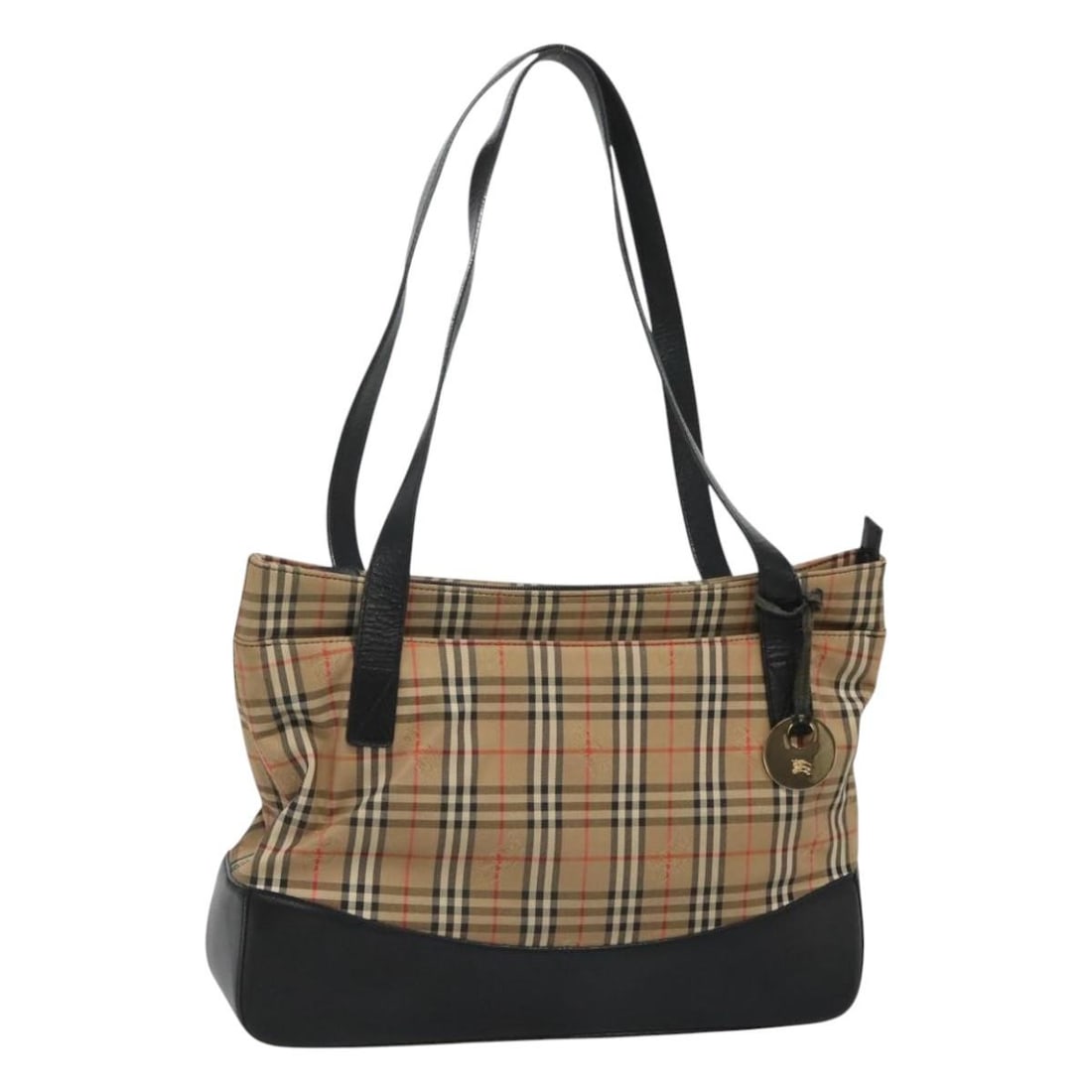 Burberry Nova Check Canvas Tote in Beige Black Gold for Women: Burberry Nova Check Canvas Tote in Beige Black Gold for Women This BURBERRY Nova Check tote bag features the iconic beige, black, and gold colorway in durable canvas. Designed for women, the tote offe