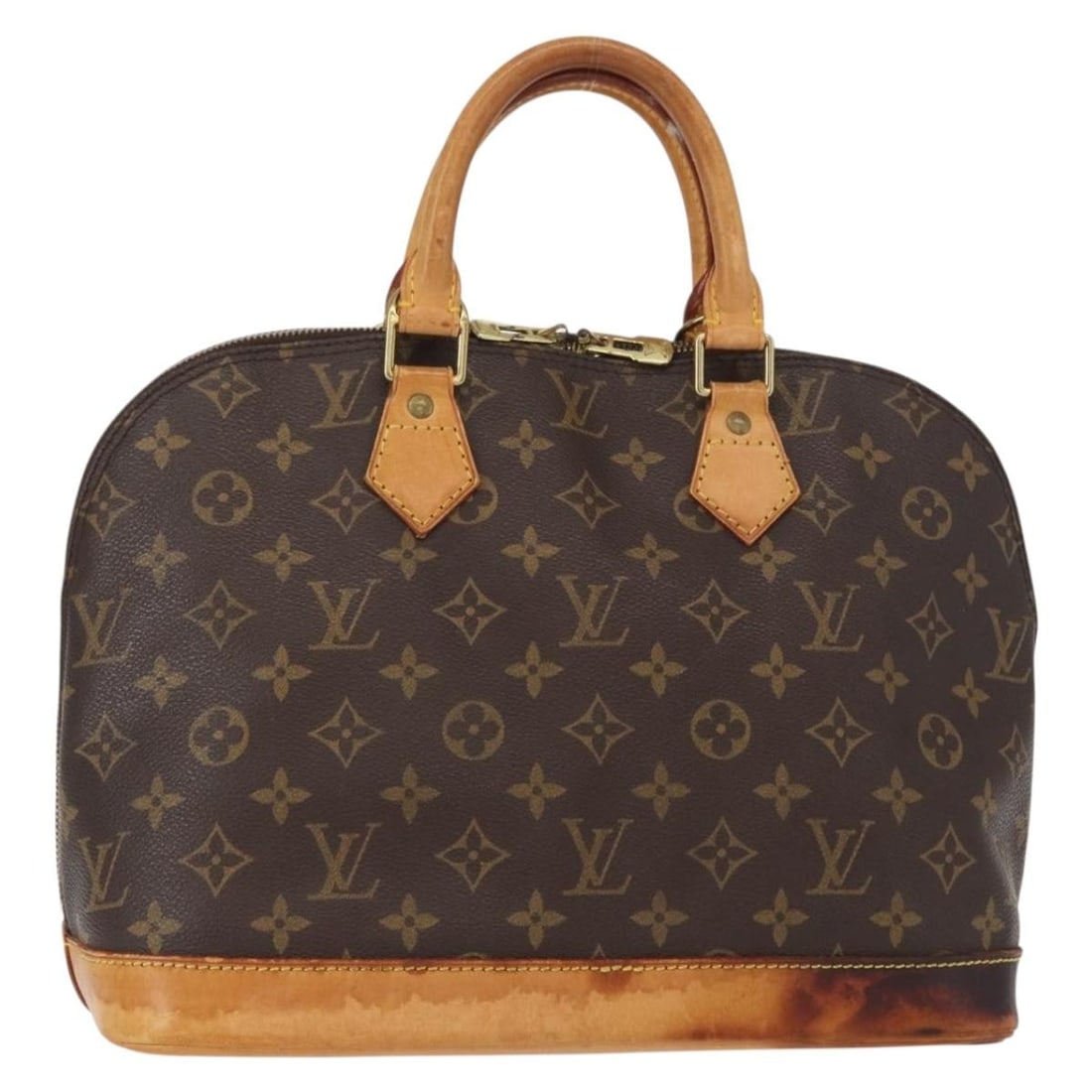 LOUIS VUITTON Monogram Alma Hand Bag M51130 Auth France (1 of 18)