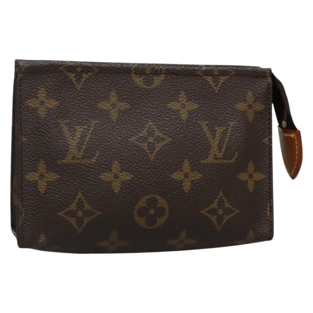 LOUIS VUITTON Monogram Poche Toilette 15 Pouch M47546 Auth France (1 of 17)