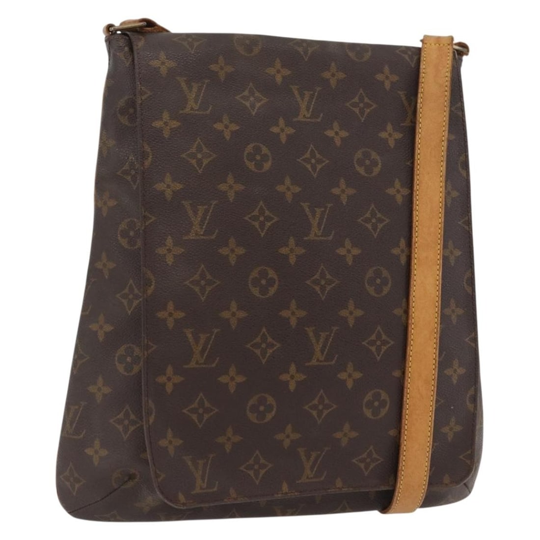Louis Vuitton Musette Monogram Canvas Shoulder Bag M51256 France: Louis Vuitton Musette Monogram Canvas Shoulder Bag M51256 France This Louis Vuitton Monogram Musette Shoulder Bag features the iconic monogram canvas in a classic design. The bag is sized for everyday
