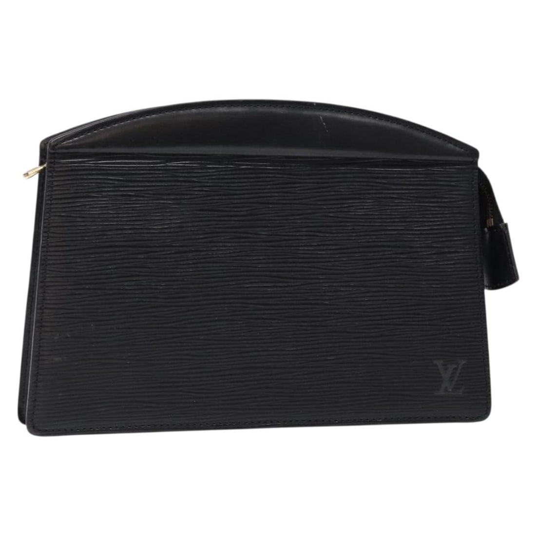 LOUIS VUITTON Epi Trousse Crete Pouch Black M48402 Authentic: LOUIS VUITTON Epi Trousse Crete Pouch Black M48402 Authentic The Louis Vuitton Epi Trousse Crete Pouch in Black is a stylish and versatile accessory crafted from durable Epi leather. This pouch featur