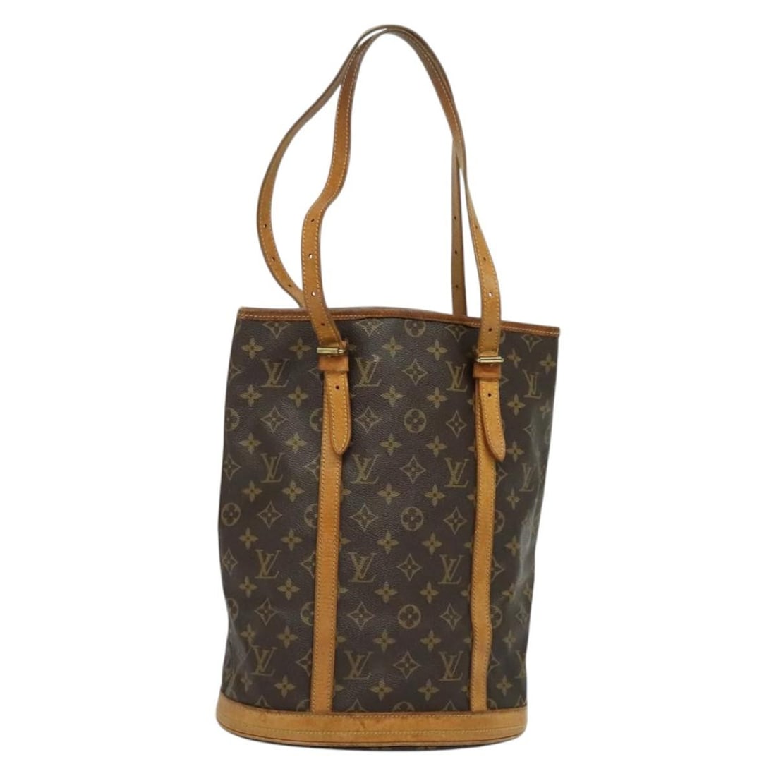 LOUIS VUITTON Monogram Bucket GM Shoulder Bag M42236 Auth France (1 of 18)
