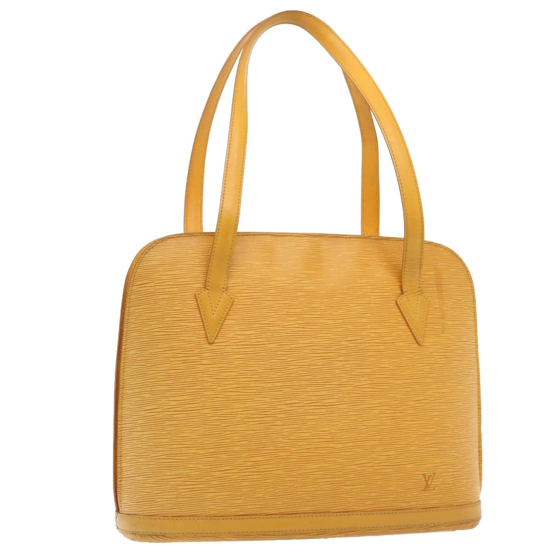 Yellow Epi Leather Lussac Shoulder Bag by Louis Vuitton M52289 (1 of 18)