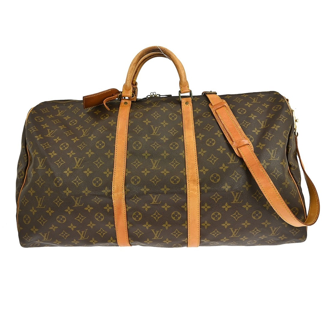 Louis Vuitton Keepall Bandouliere 60 Monogram Canvas Extra Large Travel Bag M41412 (1 of 10)