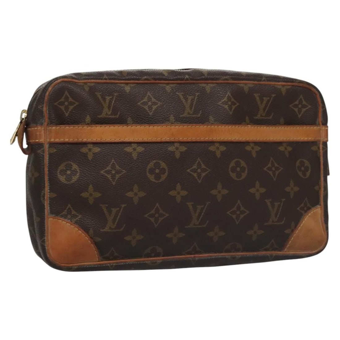Louis Vuitton Compiegne 28 Monogram Canvas Women's Clutch Bag M51845: Louis Vuitton Compiegne 28 Monogram Canvas Women's Clutch Bag M51845 This Louis Vuitton Monogram Compiegne 28 clutch bag features the iconic Monogram canvas exterior with a classic brown color scheme.