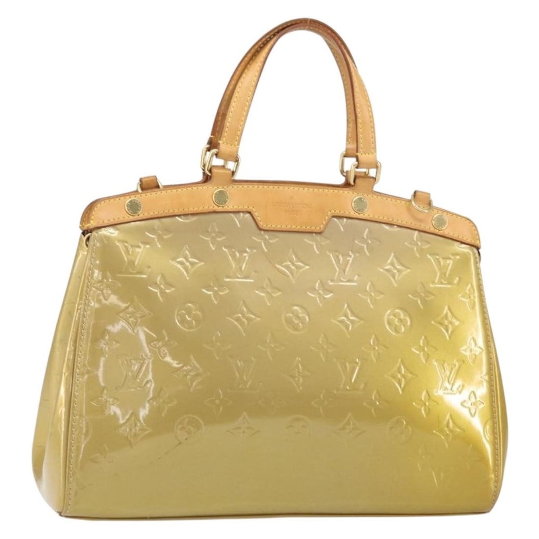 Louis Vuitton Blair MM Monogram Vernis Noisette Patent Leather Handbag France (1 of 18)