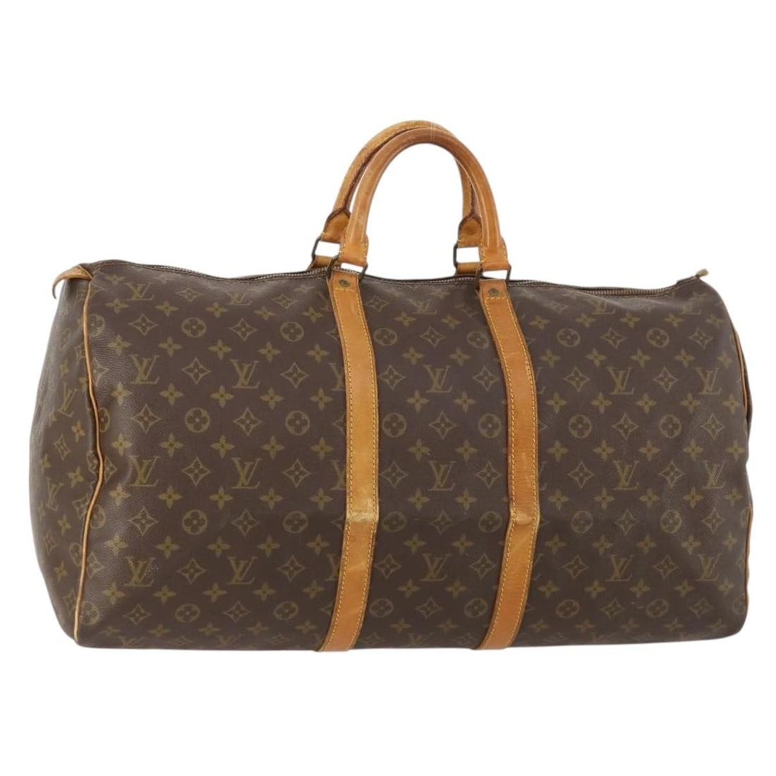 Louis Vuitton Keepall 55 Monogram Canvas Boston Travel Bag M41424: Louis Vuitton Keepall 55 Monogram Canvas Boston Travel Bag M41424 This is a Louis Vuitton Monogram Keepall 55 Boston Bag, model M41424, crafted in France from the brand's signature monogram canvas. De