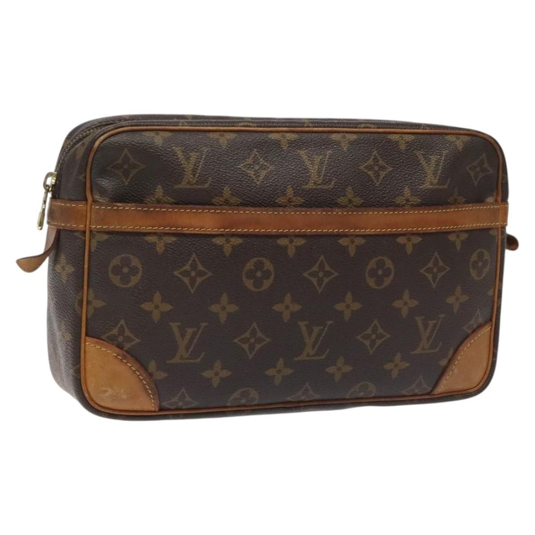 Louis Vuitton Compiegne 28 Monogram Canvas Women's Clutch Bag M51845: Louis Vuitton Compiegne 28 Monogram Canvas Women's Clutch Bag M51845 This Louis Vuitton Compiegne 28 clutch bag features the iconic Monogram canvas exterior. Designed for women, it offers a compact an
