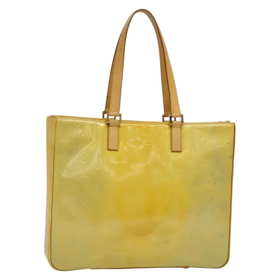 LOUIS VUITTON Monogram Vernis Columbus Tote Bag Gris M91028 Patent Leather Spain: LOUIS VUITTON Monogram Vernis Columbus Tote Bag Gris M91028 Patent Leather Spain This LOUIS VUITTON Monogram Vernis Columbus Tote Bag is a stylish accessory crafted from high-quality patent leather in