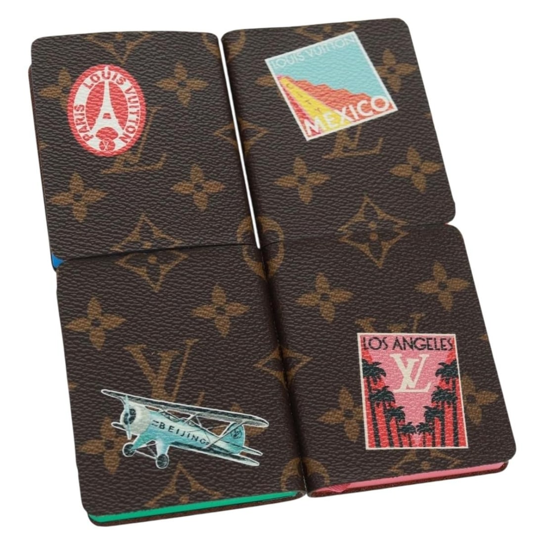 Set of Four Louis Vuitton Monogram Mini Carne Planners with Dust Bag and Box: Set of Four Louis Vuitton Monogram Mini Carne Planners with Dust Bag and Box This Louis Vuitton Monogram Mini Carne 4 Set Planner features the brand's iconic monogram canvas in a compact design. Craft