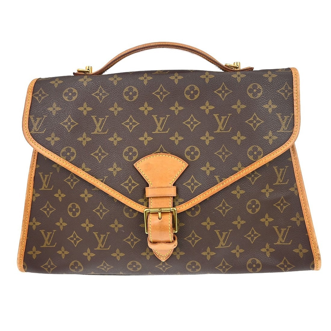 Louis Vuitton Beverly GM Monogram Canvas Business Tote Bag: Louis Vuitton Beverly GM Monogram Canvas Business Tote Bag This is a Louis Vuitton Beverly 41 business handbag in the classic Monogram pattern. Crafted from monogram canvas leather with brown double h