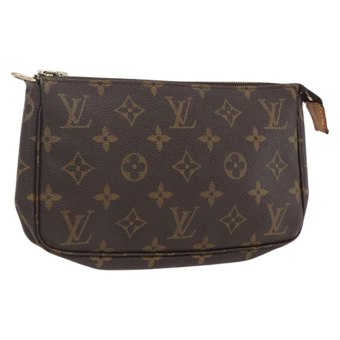 Monogram Canvas Pochette Accessoires Bag by Louis Vuitton M51980: Monogram Canvas Pochette Accessoires Bag by Louis Vuitton M51980 This is a Louis Vuitton Monogram Pochette Accessoires pouch, model M51980, crafted from monogram canvas in France. The pouch features a