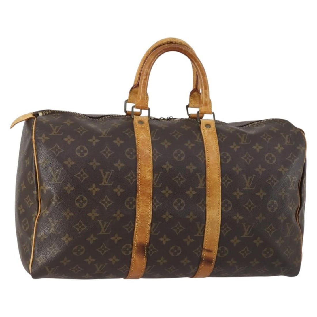 LOUIS VUITTON Monogram Keepall 45 Boston Bag M41428 Made in France (1 of 18)