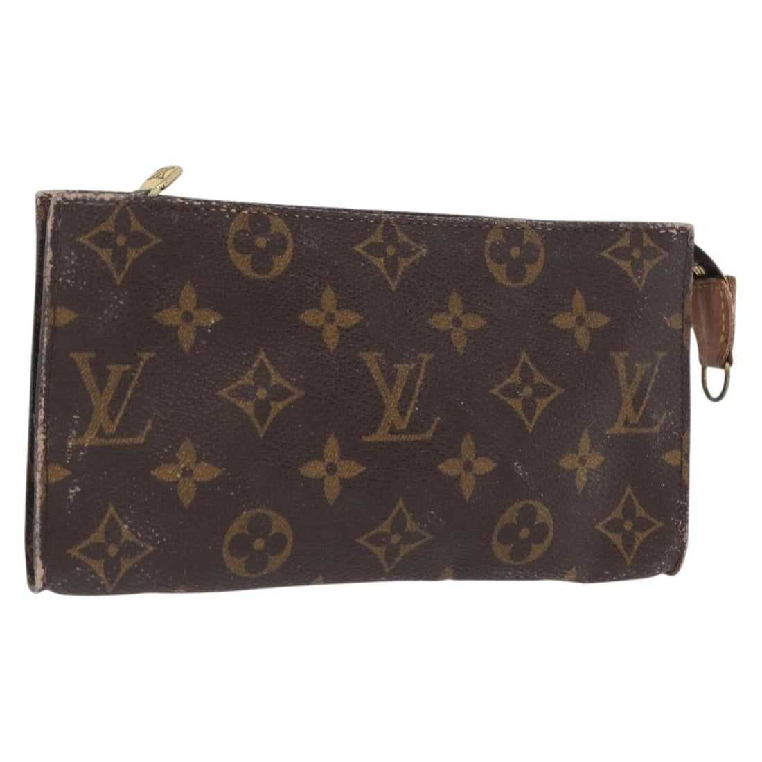 Louis Vuitton Monogram Canvas Accessory Pouch GM France: Louis Vuitton Monogram Canvas Accessory Pouch GM France This is a Louis Vuitton Monogram Bucket GM accessory pouch crafted from monogram canvas. The pouch features a classic monogram pattern with a zi