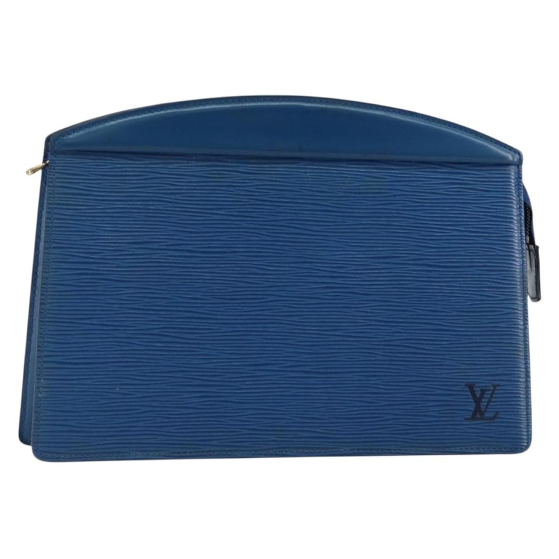 Louis Vuitton Blue Epi Trousse Crete Pouch M48405 Authentic: Louis Vuitton Blue Epi Trousse Crete Pouch M48405 Authentic This authentic Louis Vuitton Epi Trousse Crete Pouch in a striking blue color is crafted from durable Epi leather, renowned for its unique t