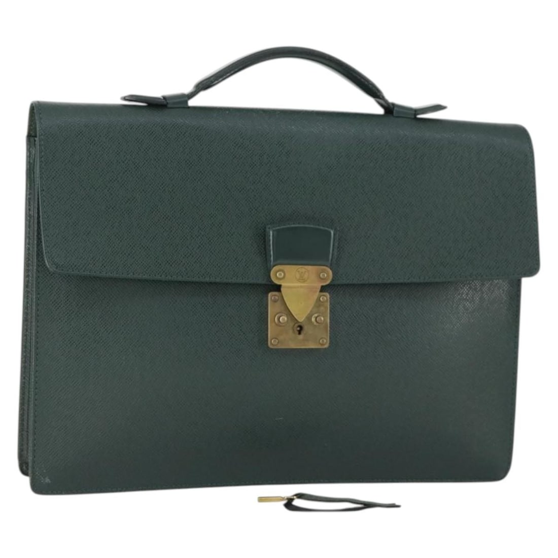 Taiga Leather Epicea Serviette Kourad Business Bag by Louis Vuitton (1 of 18)