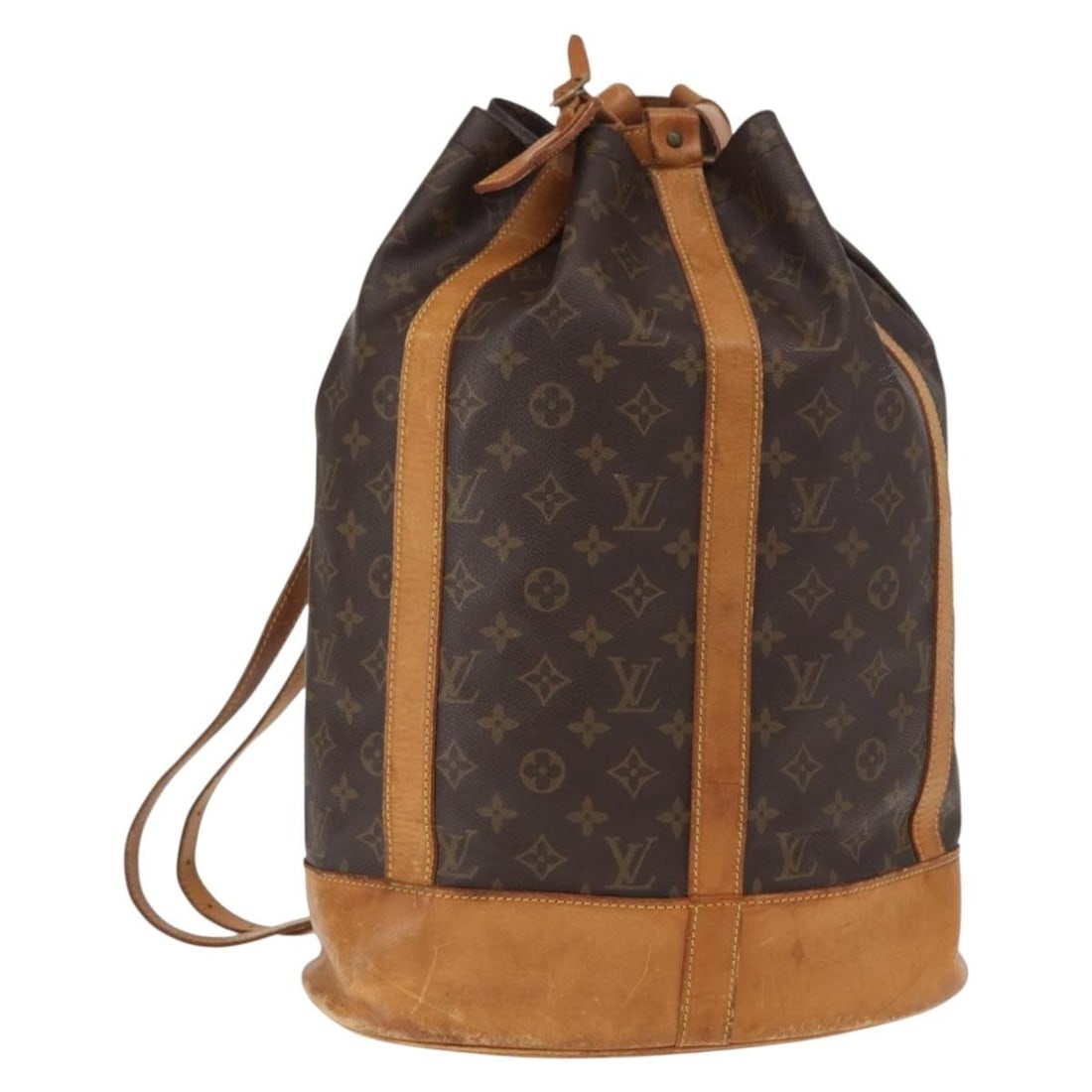 Monogram Canvas Randonnee GM Shoulder Bag by Louis Vuitton M42244: Monogram Canvas Randonnee GM Shoulder Bag by Louis Vuitton M42244 This Louis Vuitton Randonnee GM shoulder bag features the iconic Monogram canvas exterior in a classic monogram colorway. The bag incl