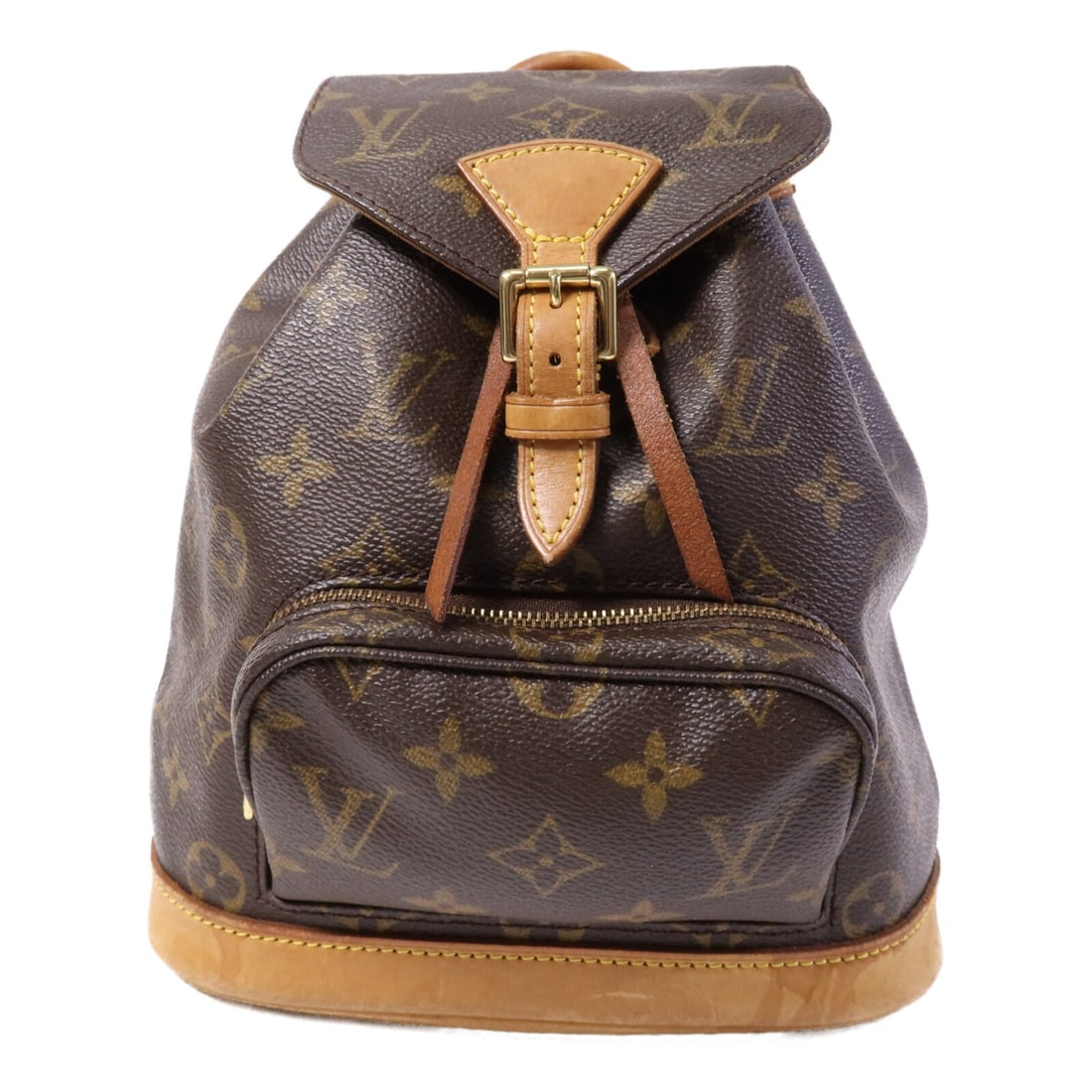 Louis Vuitton Montsouris PM Monogram Canvas Backpack with Gold Hardware: Louis Vuitton Montsouris PM Monogram Canvas Backpack with Gold Hardware This Louis Vuitton Montsouris PM rucksack backpack features the iconic Monogram brown PVC coated canvas exterior. Designed for w