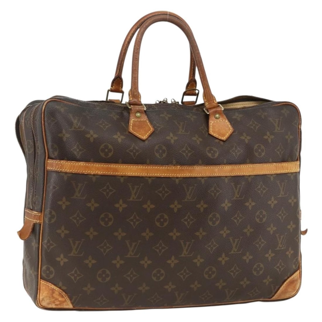 Louis Vuitton Monogram Canvas Porte Documents Voyage Briefcase M53362 France (1 of 18)