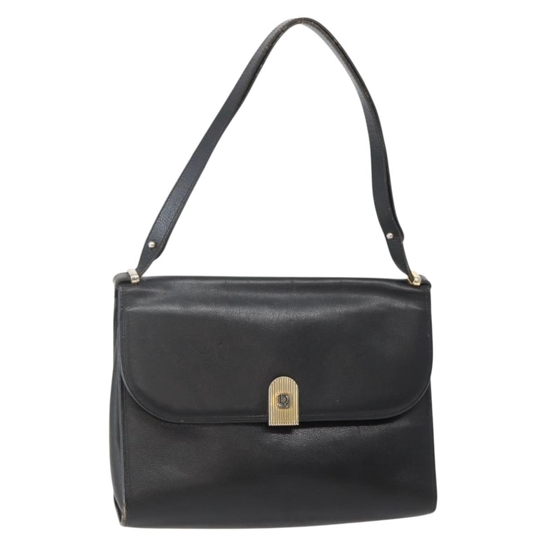 Christian Dior Black Gold Leather Shoulder Bag BA5714: Christian Dior Black Gold Leather Shoulder Bag BA5714 This Christian Dior shoulder bag combines elegance and functionality, crafted from high-quality leather in a striking black and gold color scheme.