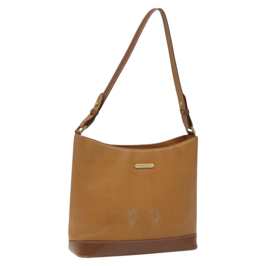 Burberry Brown and Gold Leather Shoulder Bag for Women: Burberry Brown and Gold Leather Shoulder Bag for Women This Burberry shoulder bag is crafted from brown and gold leather and designed for women. It features a main compartment, a shoulder strap with a