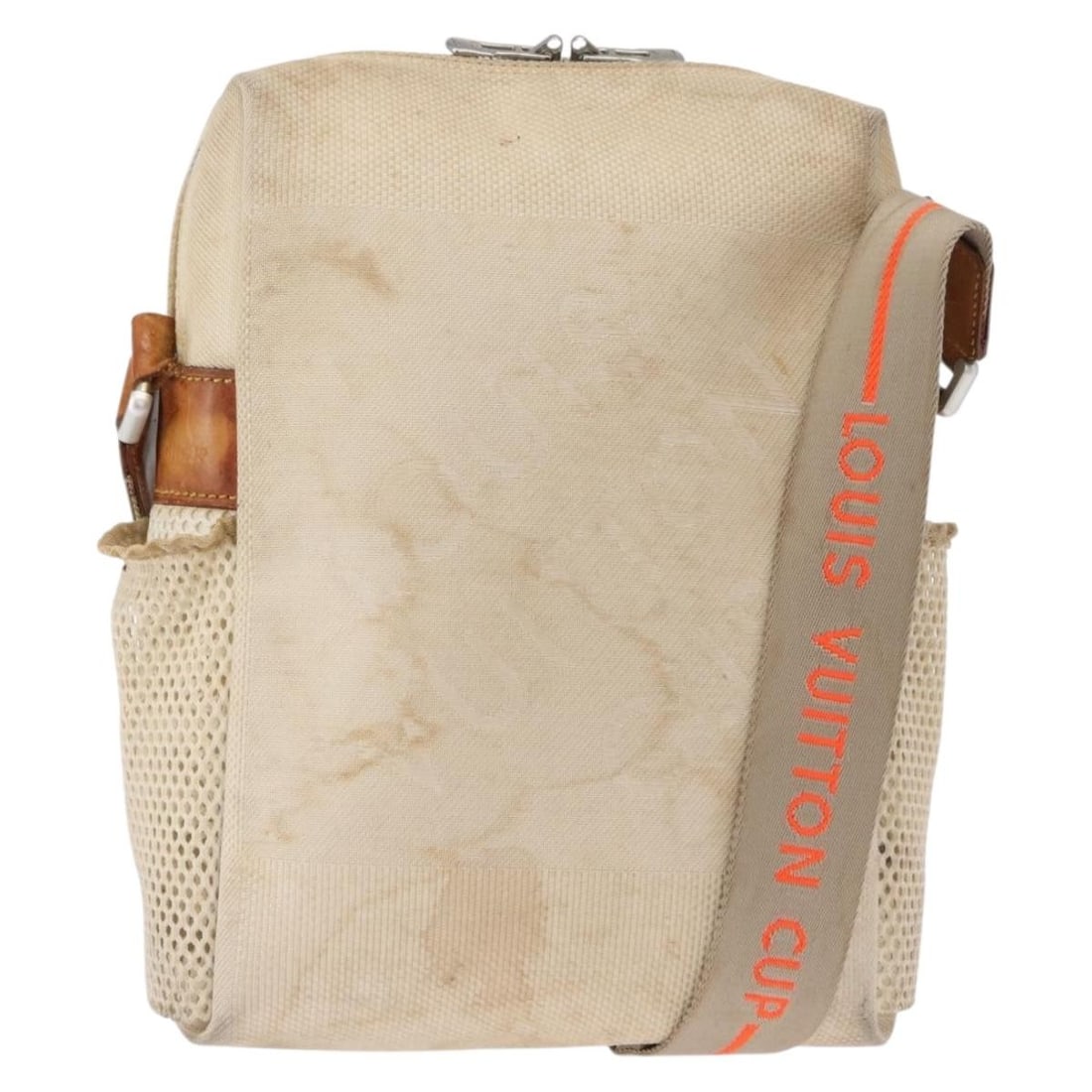 Louis Vuitton Damier Geant LV Cup Weatherly Shoulder Bag M80637 White (1 of 18)