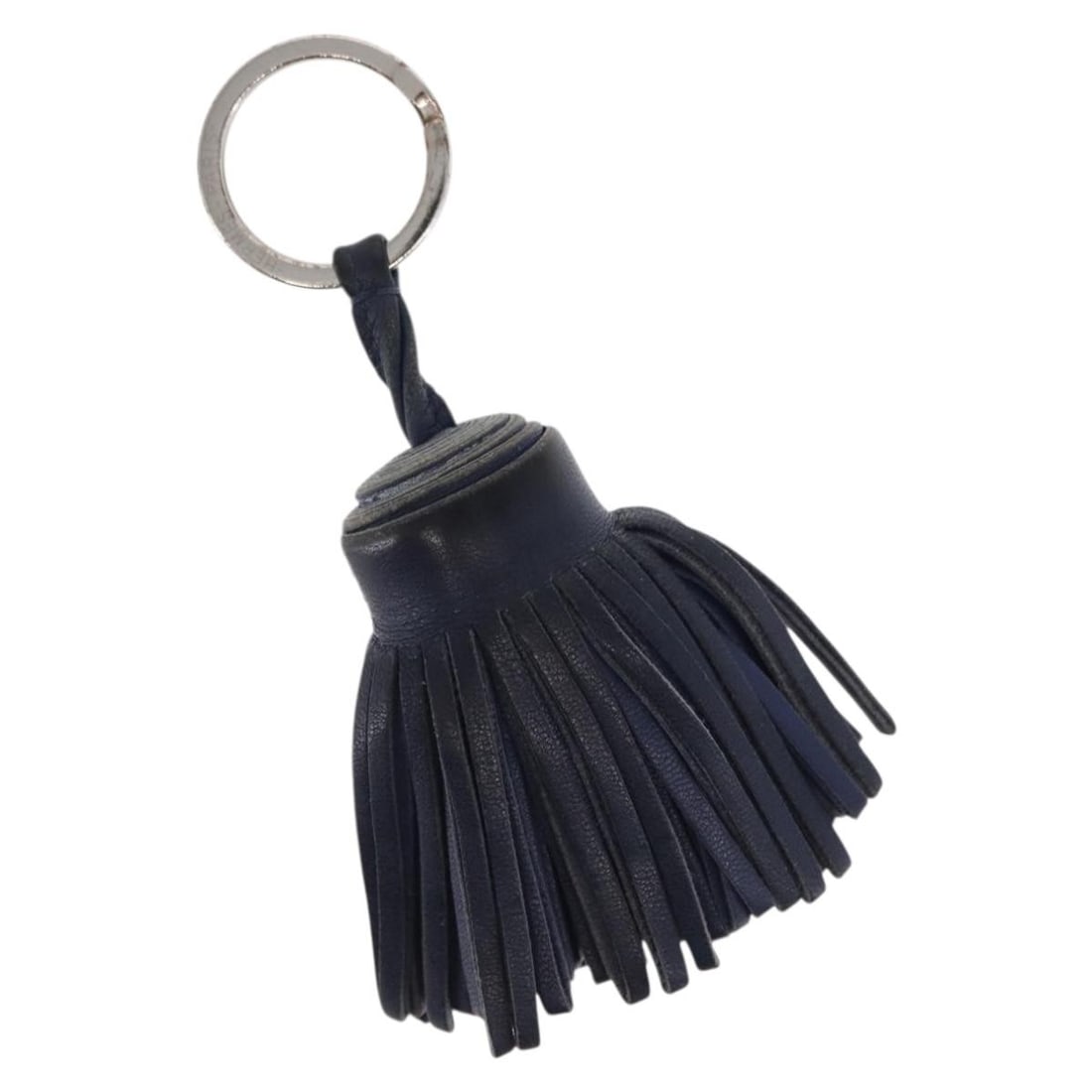 Navy Leather Bag Charm by Hermes Carmen Collection (1 of 10)