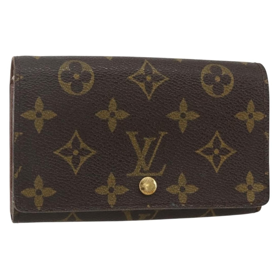 LOUIS VUITTON Monogram Porte Monnaie Billets Wallet M61730 Auth (1 of 18)
