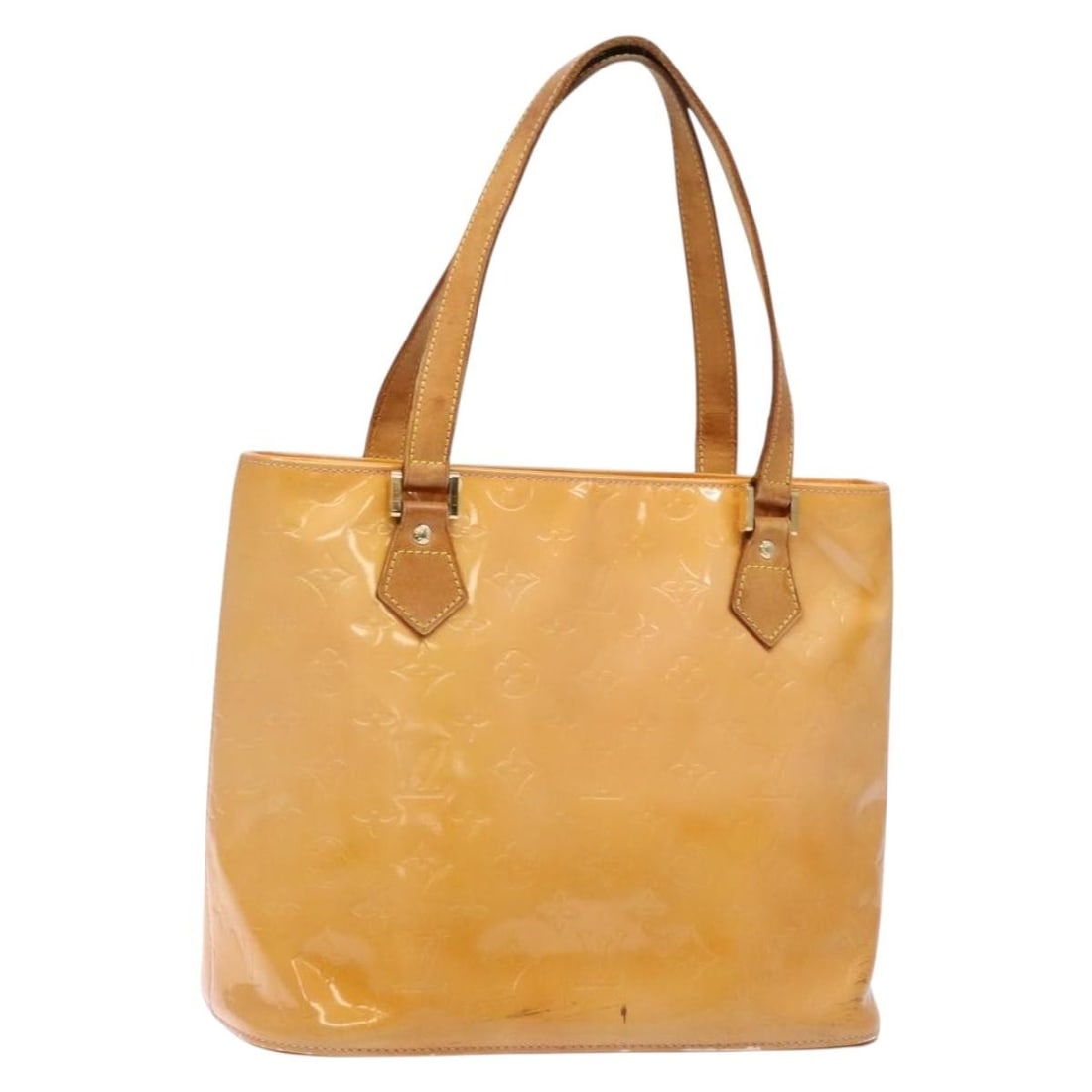 Louis Vuitton Monogram Vernis Houston Hand Bag Marshmallow Pink M91302 (1 of 18)