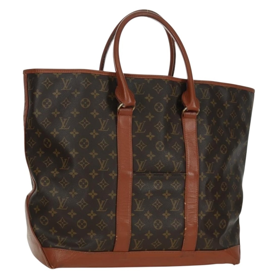 Louis Vuitton Sac Weekend GM Monogram Canvas Large Women's Tote M42420: Louis Vuitton Sac Weekend GM Monogram Canvas Large Women's Tote M42420 This Louis Vuitton Monogram Sac Weekend GM Tote Bag features the classic monogram canvas exterior and is designed for women. The