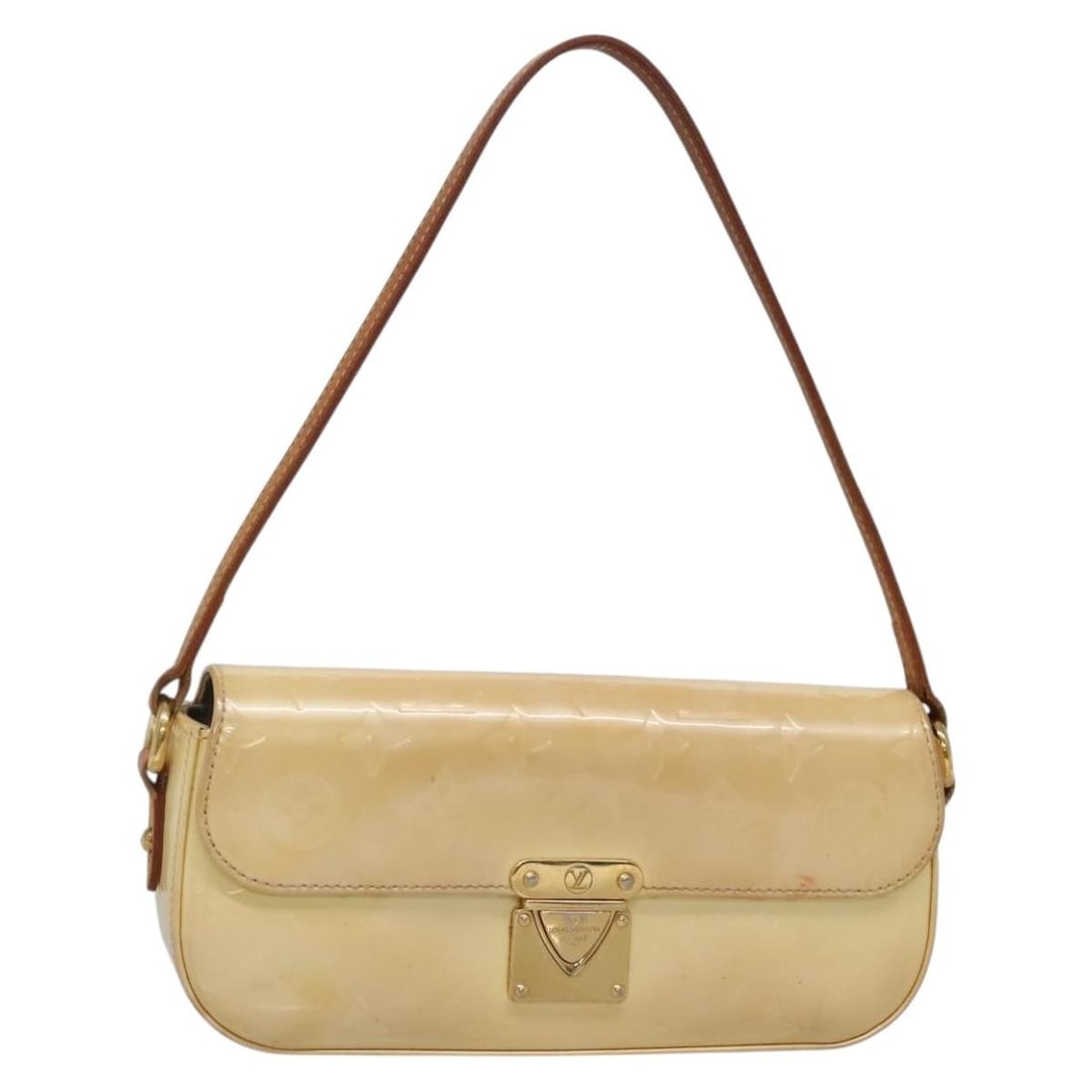 Louis Vuitton Monogram Vernis Malibu Street Bag Perle M91507 Authenticated (1 of 18)