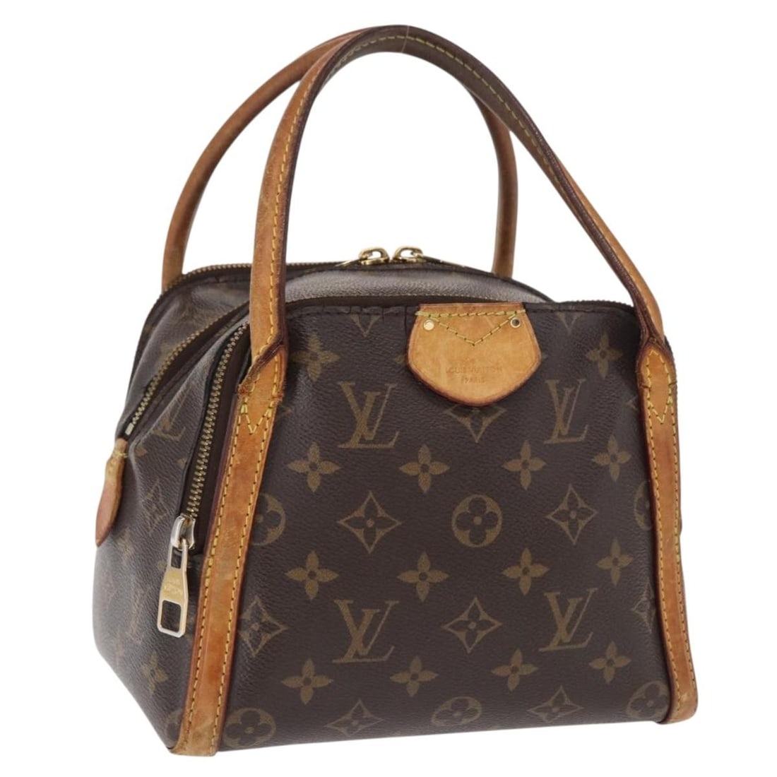 Louis Vuitton Monogram Canvas M41071 Male BB Hand Bag France: Louis Vuitton Monogram Canvas M41071 Male BB Hand Bag France This Louis Vuitton Monogram Male BB Hand Bag, model M41071, is crafted from signature monogram canvas and features a classic monogram color