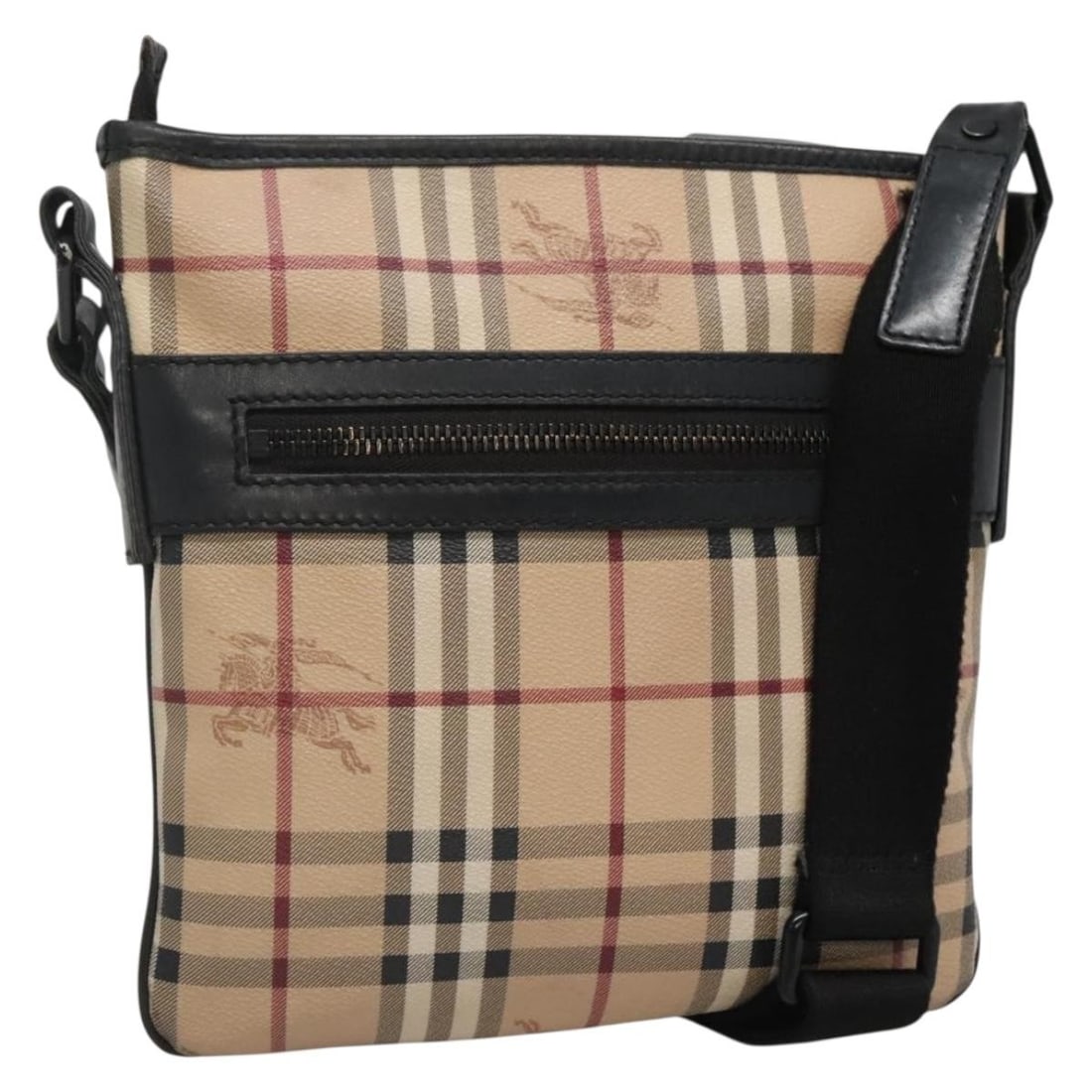 Burberry Nova Check Beige PVC Shoulder Bag Made in Italy (1 of 18)